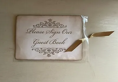 Wedding Please Sign Our Guest Book Vintage Ornate Sign  • $14.99