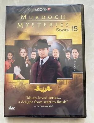 Murdoch Mysteries :The Complete Series 15 (DVD 2022 6-Disc Set)  Season 15 • $13.50