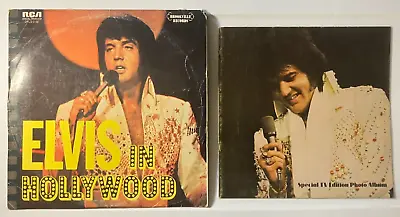 Elvis Presley RCA Double LP- Elvis In Hollywood & Special TV Edition Photo Album • $9.99