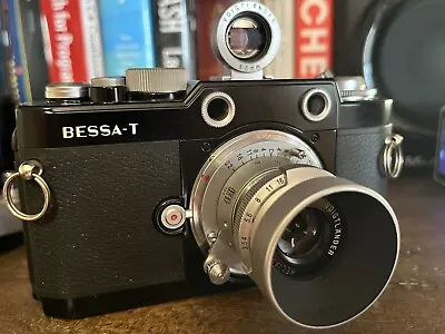 Voightlander Bessa-T  101  Camera Set +50mm F3.5 Heliar Lens Mint Leica M Mount • $304