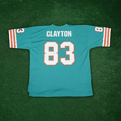 Mark Clayton Miami Dolphins NFL Mitchell&Ness Teal Green 1984 Replica Jersey • $149.99