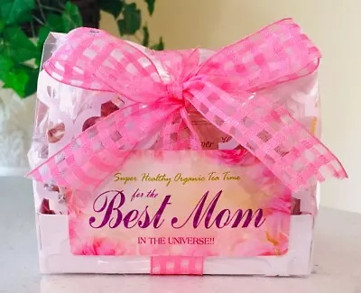 Mother's Day Gift Basket Mini Organic Teas Fruit Snacks Mochi Candle & Card • $14.99