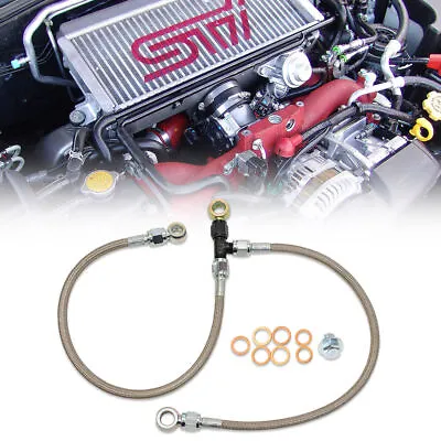 IAG Stock Location Turbo Oil Feed & AVCS Line For Subaru WRX 2006-14 STi 04-21 • $109.99