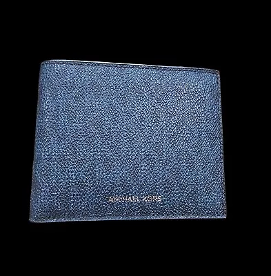 Michael Kors Men’s Wallet Blue Compact Slim Billfold MSRP $88 New • $27.97