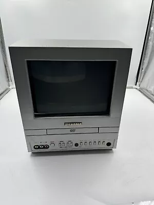 VINTAGE Sylvania 6509DD 9  TV/DVD Combo TESTED Gaming CRT TV • $89.99