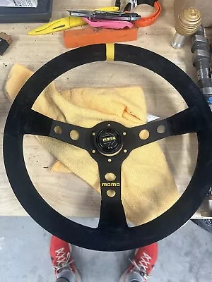 Genuine Momo SUEDE Steering Wheel And Boss Kit For Porsche 911 996 986 Boxster • $200