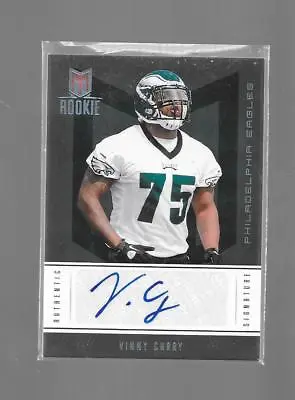 2012 Playoff Momentum - VINNY CURRY - Autograph Rookie - EAGLES #d/799 • $2.99