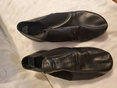 $13 • Buy Capezio Jazz Shoes Dance E Series Slip On  EJ2 Black Size 6 M Used