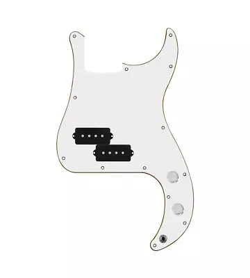 Precision Bass White Loaded Pickguard With Hot Drive Pickups By 920D • $219.99