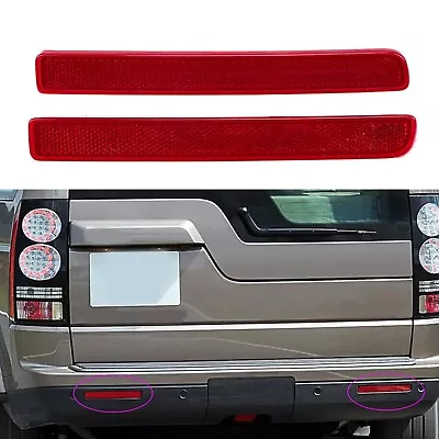 2x Rear Bumper Reflector Red For Range Rover Sport 2010-13 Discovery LR3 LR4 Zo • $25.48