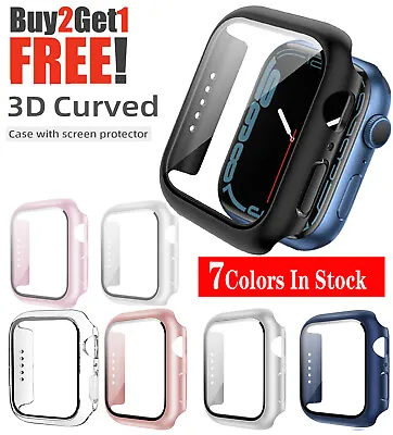 Case Cover Screen Protector For Apple Watch 9/8/7/6/5/4/SE 49/45/44mm/Ultra 2 • $5.99