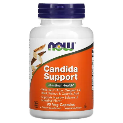 Now Foods Candida Support 90 Veg Capsules - NEW STOCK • £17.95