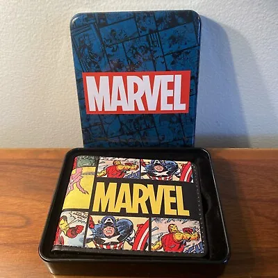 Marvel Comics Avengers Beyond Earth's Mightiest Superhero Pose Bifold Wallet NEW • $16.95