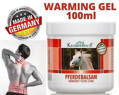 Asam Krauterhof Pferdebalsam EXTRA STRONG WARMING GEL Horse Chestnut 100ml • £8.63