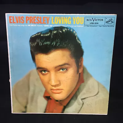 Elvis Presley Loving You LP LPM-1515 Mono 1st ED 1957 2S2S  VG-/VG Tested VG • $25