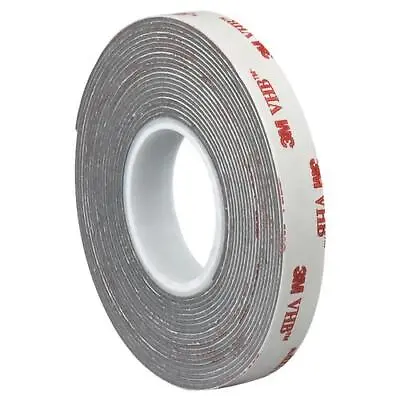 3M 4941 VHB Tape 45.0 Mil 1/2  X 5 Yds Gray 1/Custodia • $172.21