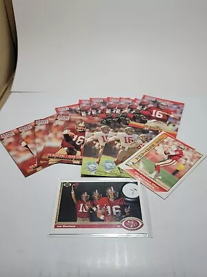 Joe Montana 15x Card Lot - Upper Deck Pro Set Pacific - 49ers Hall Of Fame • $8