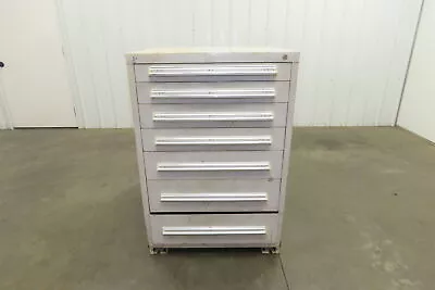 Stanley Vidmar Tool Cabinet 7 Drawer 28x30x44  White Repainted Lista Lyon • $729.99