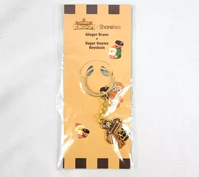 Cookie Run Kingdom X ShareTea Gingerbrave + Sugar Gnome Keychain • $8