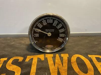 Corbin Tachometer Antique Screw Corp Indian Harley Ford Chevy Rat Rod 2D • $249