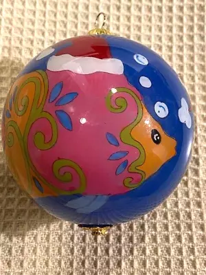 $8.95 • Buy Pier 1 Imports Li Bien 2008 Merry Fishmas Seahorse Kissing Glass Christmas Ball