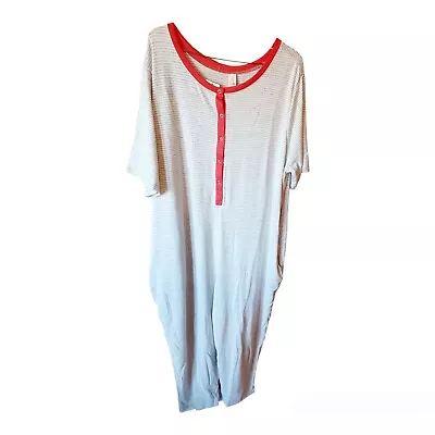 Secret Treasures Maternity Romper 1 Pc Pajamas-2X/3X W/BONUS Slipper Socks • $19.99