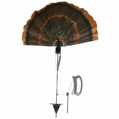 $24.99 • Buy MOJO Tail Fan Attack Stake And Frame Tom Turkey Decoy - 100' Control From Blind