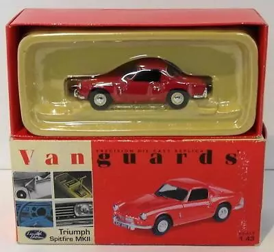 Vanguards 1/43 Scale Diecast VA06701 - Triumph Spitfire MkII - Signal Red • £29.99