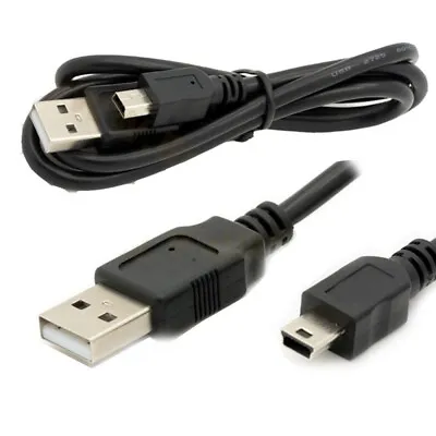 5 Pin Mini USB Charger Cable Cord Lead For MP3 MP4 PMP Media Player GPS Nuvi US • $5.99