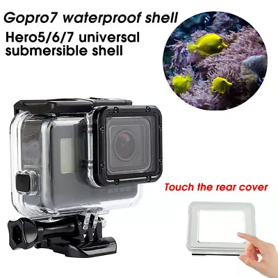 For GoPro Super Suit Dive Waterproof Housing Fit Hero7/6/5 Black Underwater 45m • £11.39