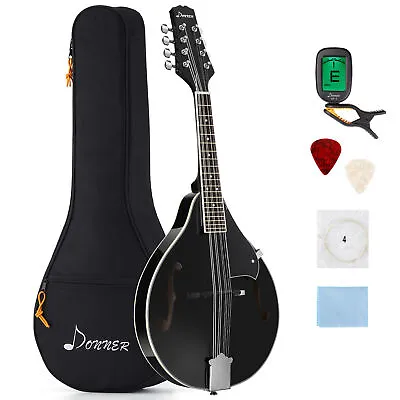 🪕 Donner 8 Strings Mandolin Bundle Kit + Tuner String Gig Bag Picks | Refurb • $98.99