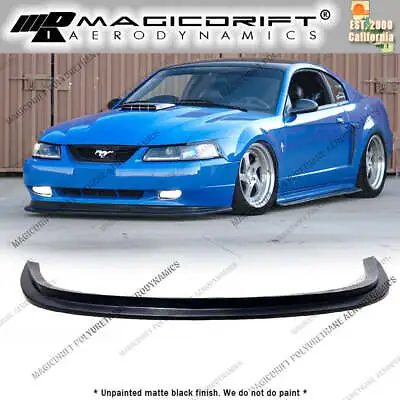 $73 • Buy For New Edge 99-04 Ford Mustang MDA Style Front Chin Spoiler Bumper Lip Cobra