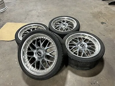 JDM 18” Zauber Mesh Wheels For Sxe10 5x114.3 240sx 180sx S13 18x9 18x10 +30 • $1500