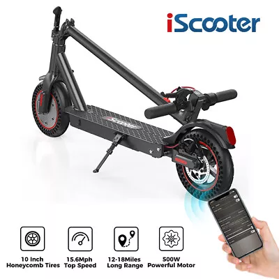 IScooter 500W Motor Foldable Electric Scooter Adults Long Range 10'' E-Scooter • $259.99