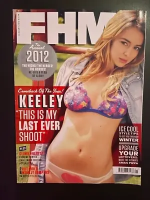 £10 • Buy FHM Magazine January 2013 - Keeley Hazell Holly Peers Issue 277