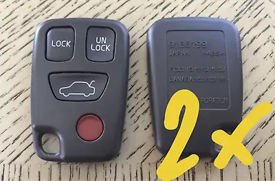 ⭐2x Volvo Remote Shell Keyless Entry Key Fob JAPAN XC70 S60 V70 S90 C30 V40 XC90 • $16.95