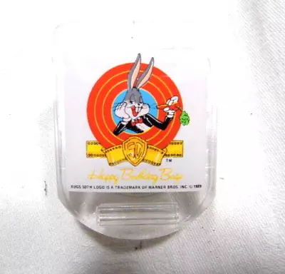 Bugs Bunny Happy Birthday  Fridge Magnet Magnetic Hanging Clip 1989Looney Toons • $4