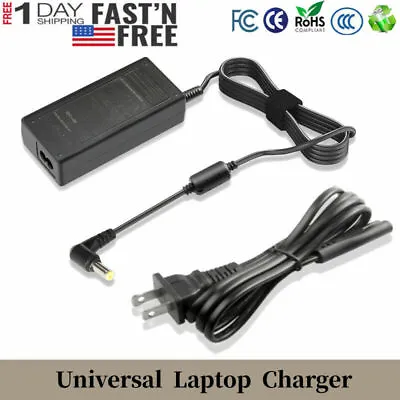 90W 65W Laptop Charger Power Supply For Toshiba Asus Fujisu Simens 5.5mm-2.5mm • $10.49