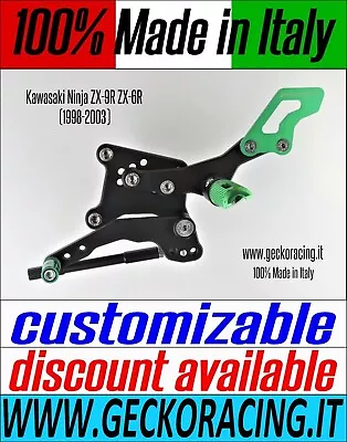 Rearsets Adjustable Pegs Kawasaki Ninja Zx-9r Zx-6r 1998-2003 • $339