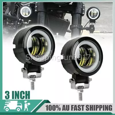 2PCS 3inch LED Work Light Bar Halo Spot Fog Pods Driving DRL Offroad SUV 4WD Ute • $24.95