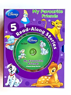 Disney  My Favourite Friends  5 Read-Along Stories  CD & Books • £4.95