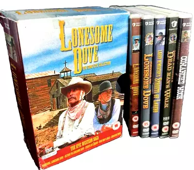 Larry McMurtry's Lonesome Dove COMPLETE COLLECTION 10 X DVD BOXSET REGION 2 • £17.99