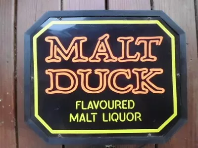 Vintage Malt Duck LIQUOR  - Light Up Sign - • $35.95