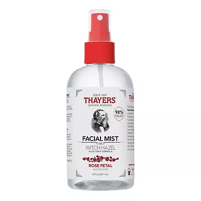 THAYERS Alcohol-Free Witch Hazel Facial Mist Toner With Aloe Vera Rose Petal 8 • $10.22