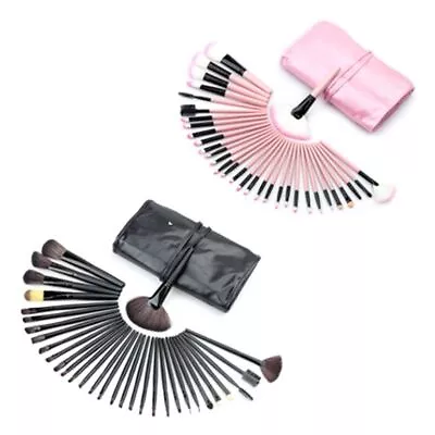 32pcs Makeup Brushes Cosmetic Tool Kit Eyebrow Shadow Powder Brush Set Bag • $31.10