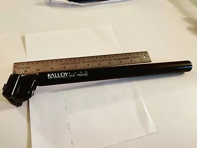 Vintage New Kalloy MTB Bicycle Bike 4130 Cr-Mo Seat Post 26.4mm Black NOS • $27.69