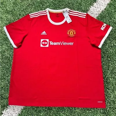 Manchester United Football Shirt Adidas Home Kit 2021/22 BNWT Men's 4XL • £19.99