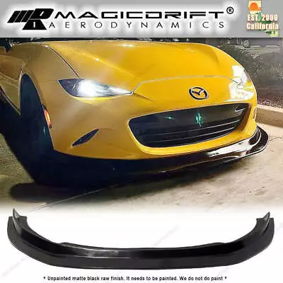 For 16-21 Mazda ND MX-5 Miata MDA Track Style Front Bumper Chin Lip Splitter • $78.88