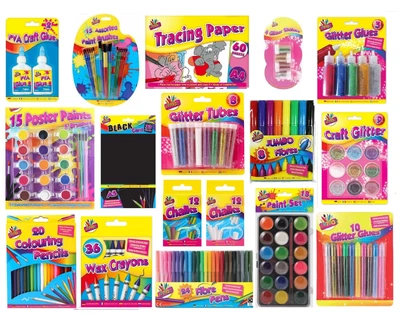 £2.49 • Buy Kids Art Craft DIY Finger Paint Crayons Colouring Pencil Brush School Stationary