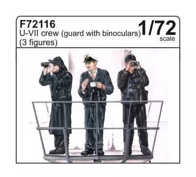 CMK F72116 1:72 Crew For U-Boat Type VIIc (3 Figs.) • £8.73